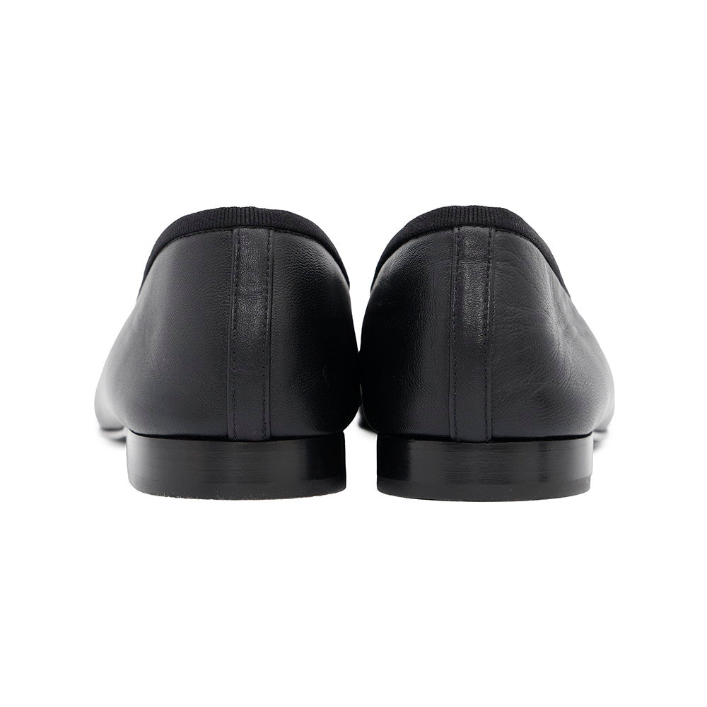 CHANEL Ballet shoes ribbon BlackG02819 Lambskin Patent Leather Size 37C