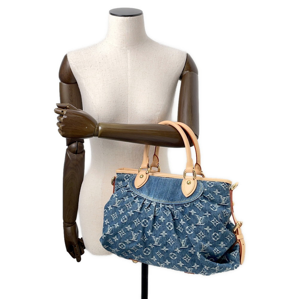 LOUIS VUITTON Neo Cabby BlueM95349 Monogram Denim Size MM