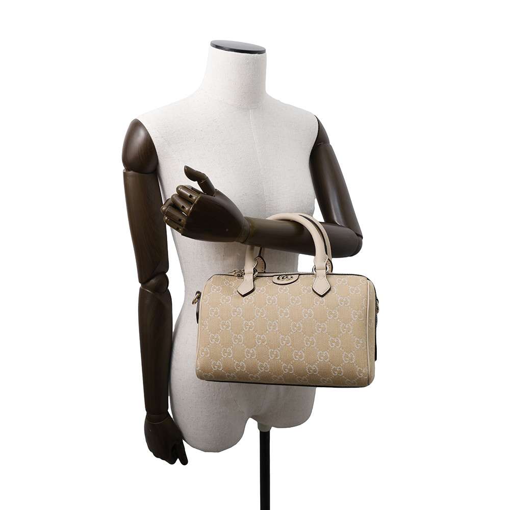 GUCCI Ophidia 2WAY Tote Beige772061 GG Canvas Leather