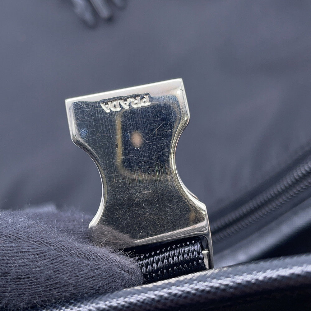 PRADA Shoulder Bag Black Nylon