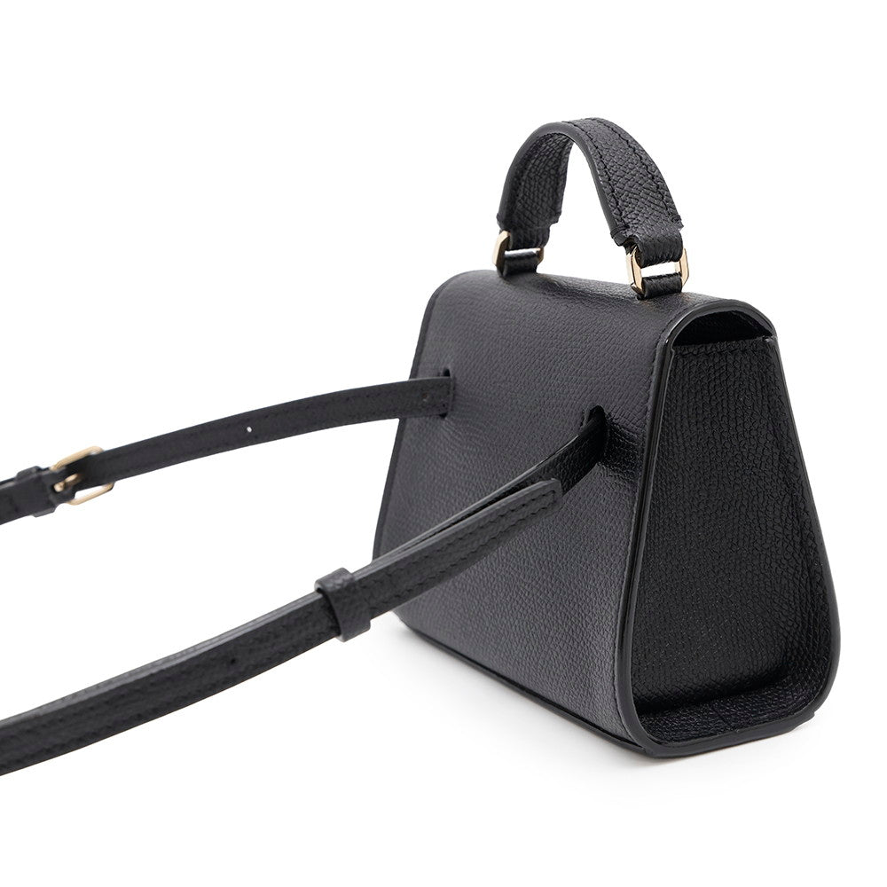 Valextra Valextra Iside Belt 3WAYBag BlackSGES0061028LOCPL99NN Soft Calf Leather Size Mini