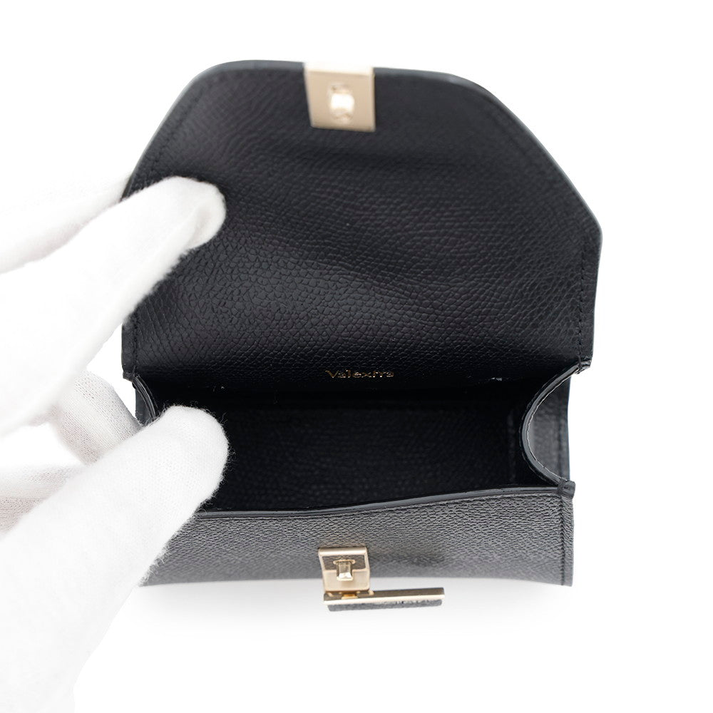 Valextra Valextra Iside Belt 3WAYBag BlackSGES0061028LOCPL99NN Soft Calf Leather Size Mini