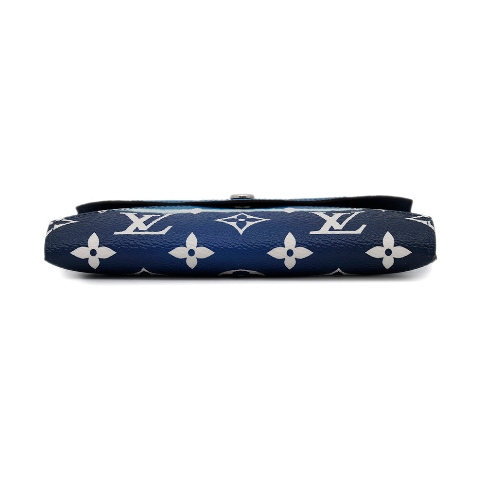 LOUIS VUITTON LV Escale Pochette Kirigami BlueM69119 Monogram・Canvas