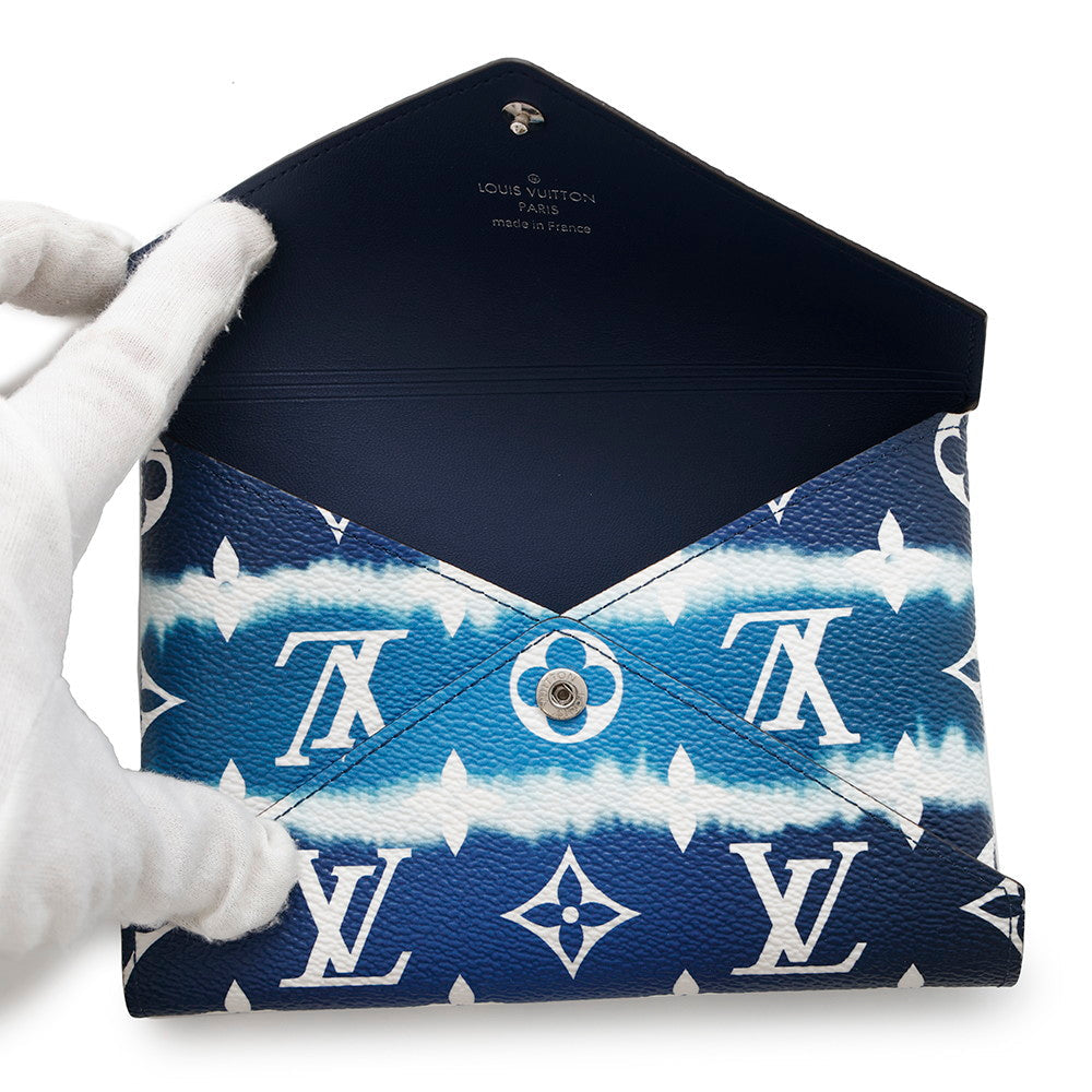 LOUIS VUITTON LV Escale Pochette Kirigami BlueM69119 Monogram・Canvas
