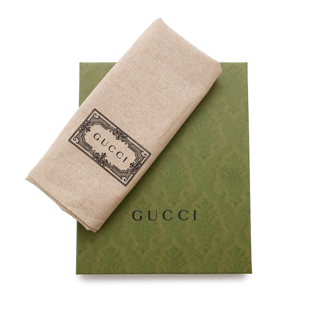 GUCCI Interlocking G Print Crossbody Blue774453 Leather