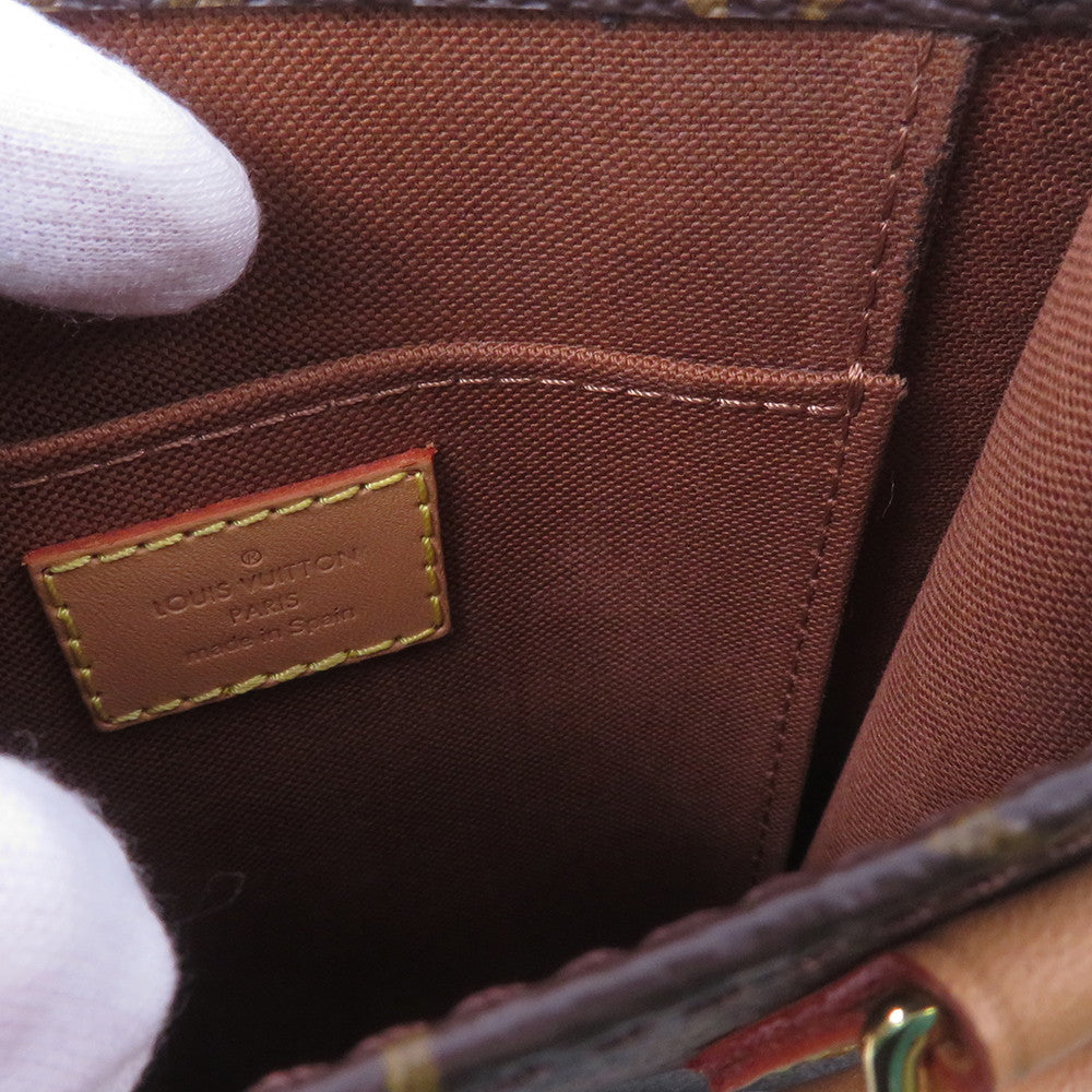 LOUIS VUITTON Petit Sac Plat BrownM69442 Monogram