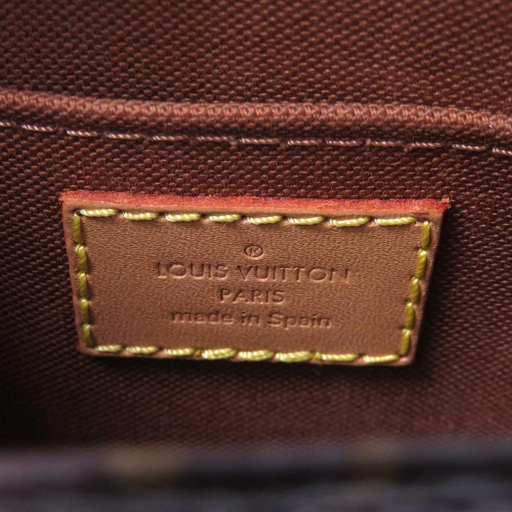 LOUIS VUITTON Petit Sac Plat BrownM69442 Monogram