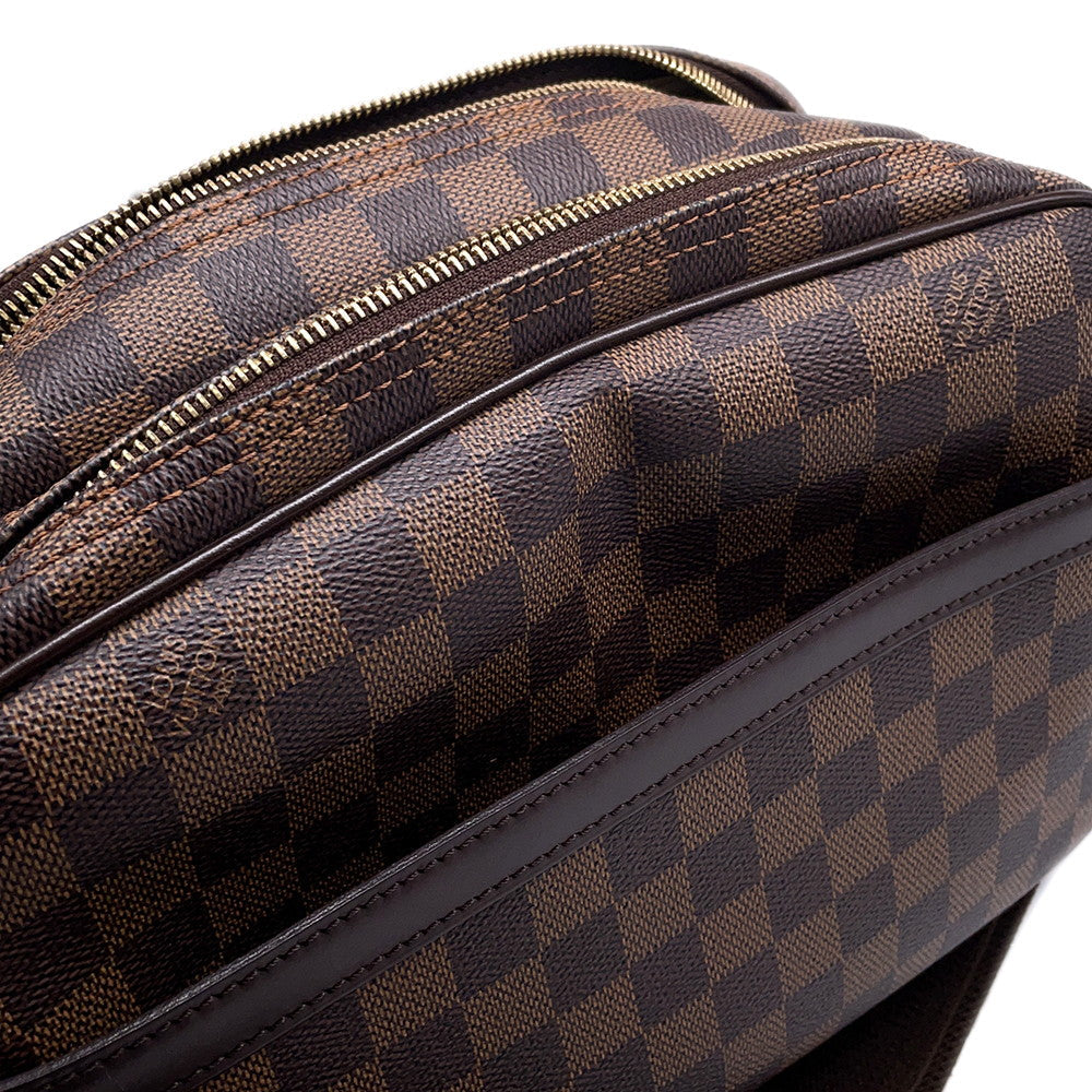 LOUIS VUITTON Reporter BeigeN45253 Damier Ebene Canvas Size PM