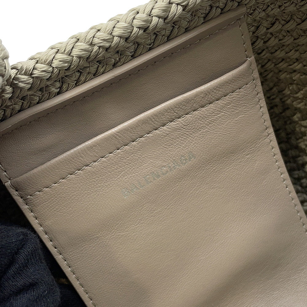 BALENCIAGA Ibiza Khaki695612 Nylon Size Small