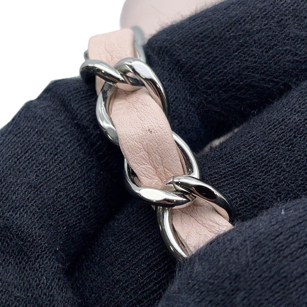 CHANEL Mini Matelasse Single Flap ChainShoulder Bag PinkA69900 Caviar Leather Size 20