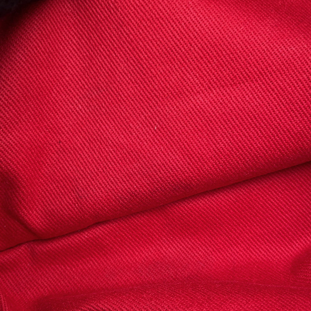 CHANEL Mademoiselle ChainBowling Bag Red Patent Leather