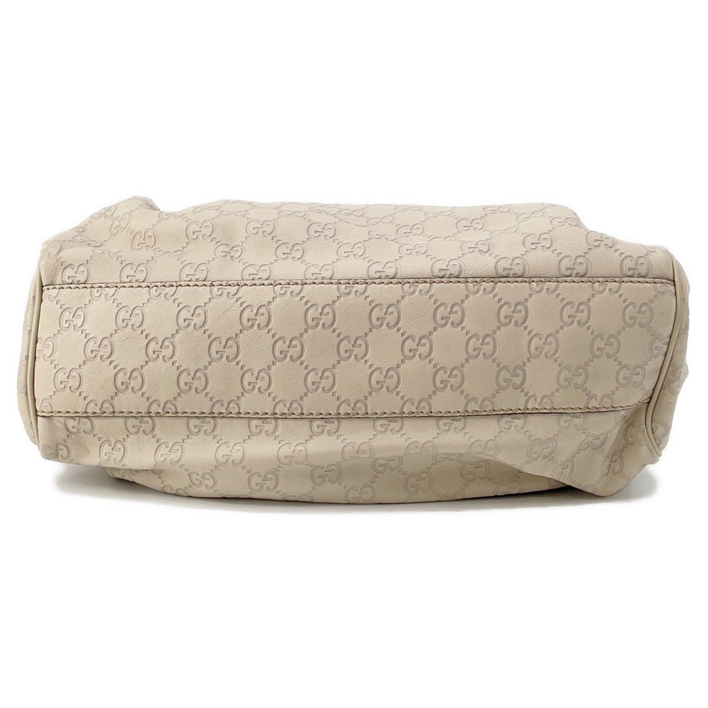 GUCCI Sukey Tote Bag Ivory211944 Leather