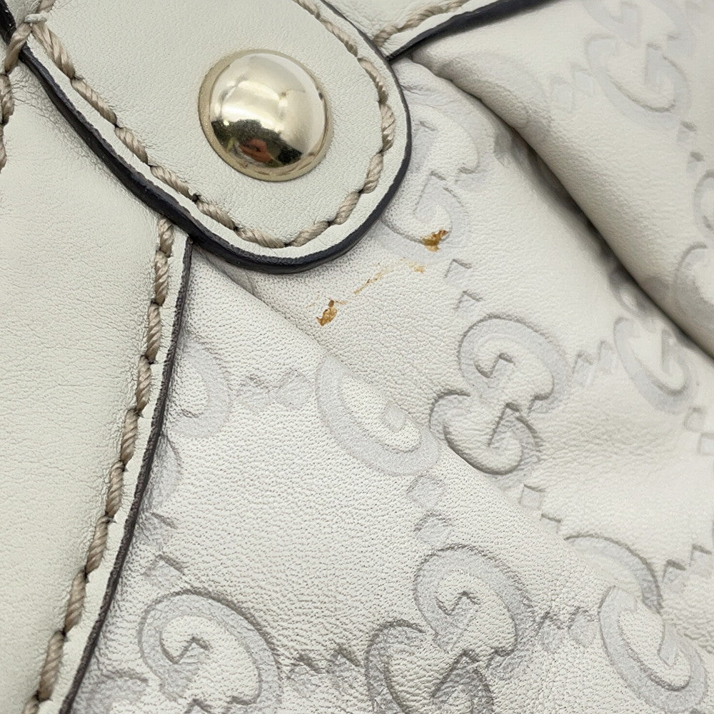 GUCCI Sukey Tote Bag Ivory211944 Leather