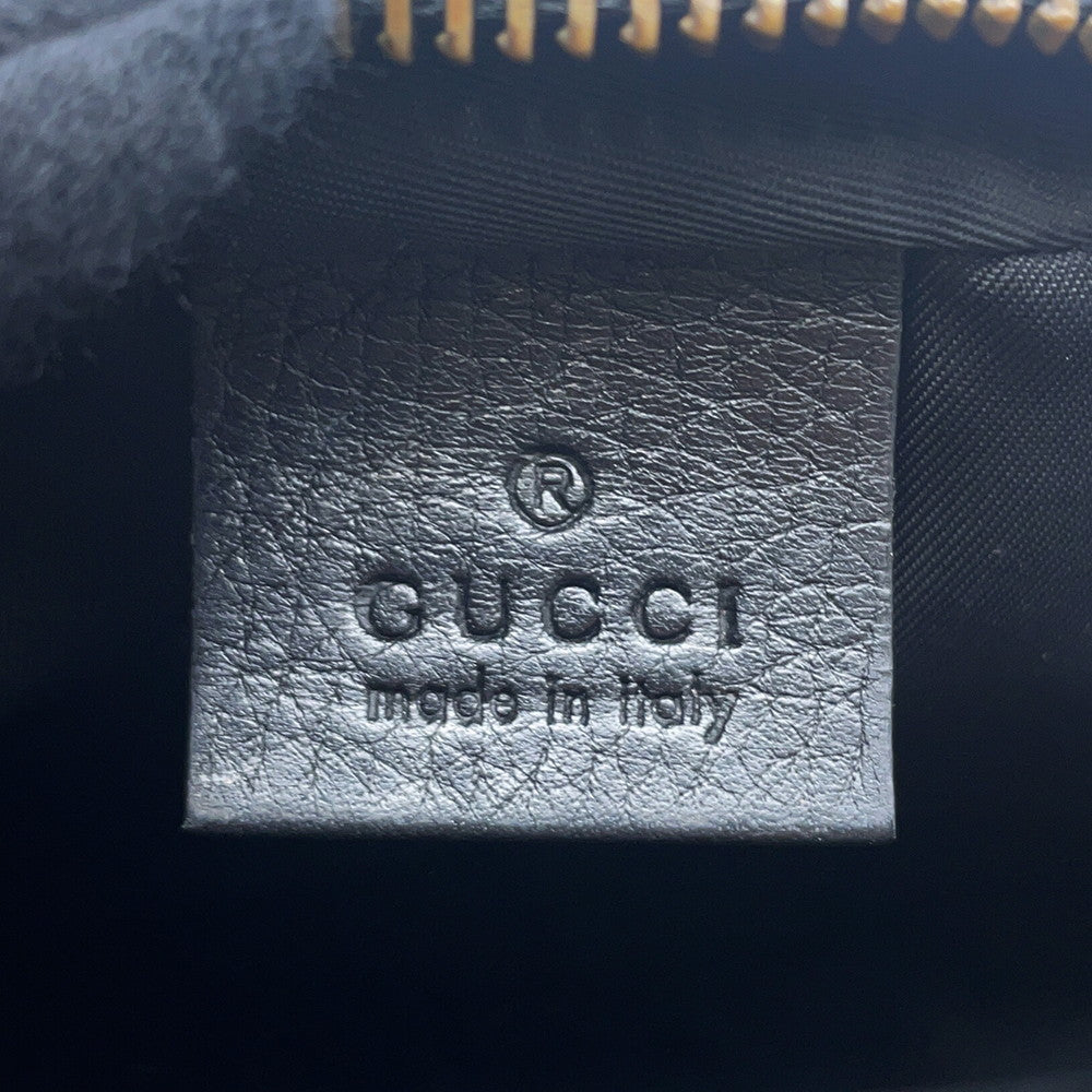 GUCCI Soho Mini Disco Shoulder Bag Black347994 Leather