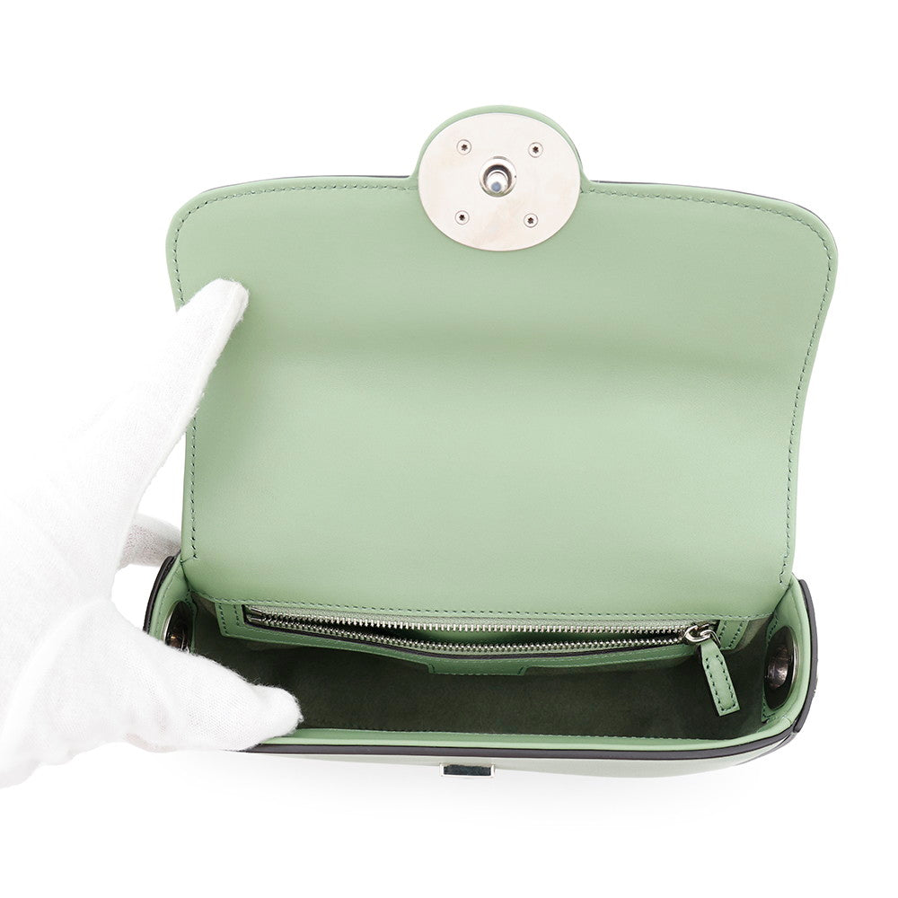 GUCCI PETITE GG Green739722 Leather Size Mini
