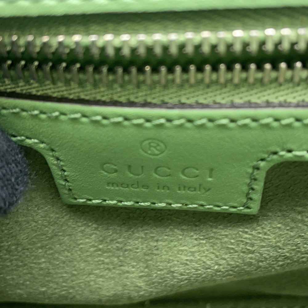 GUCCI PETITE GG Green739722 Leather Size Mini