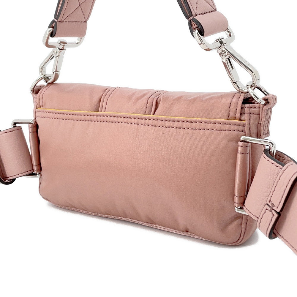 FENDI Mamma Bucket Shoulder Bag Porter collaboration Pink7AS138 Nylon