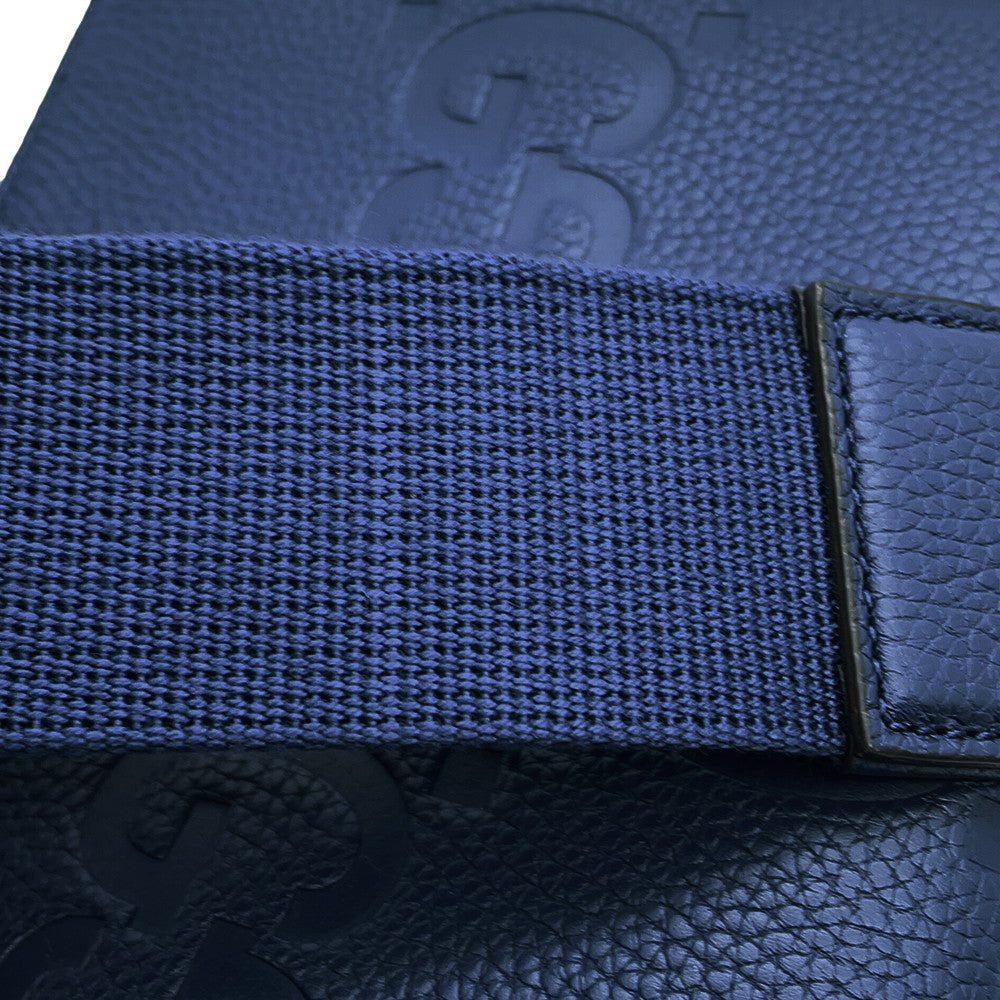 GUCCI Jumbo GG Small Messenger Bag Blue761747 Leather