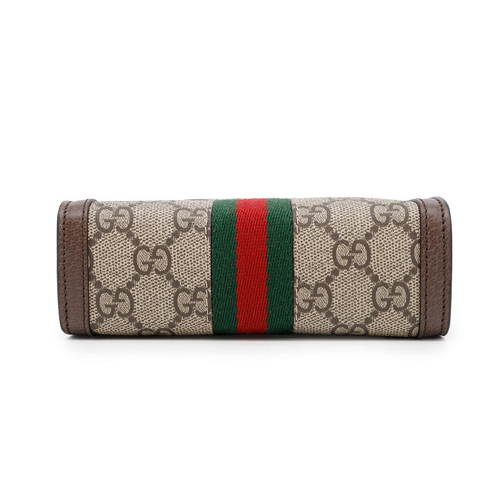 GUCCI GG Supreme Ophidia 2WAYHandbag Brown/Beige772317 GG SupremeCanvas Leather