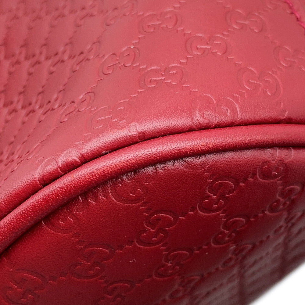 GUCCI MicroGuccissima 2WAYHandbag Red449654 Leather