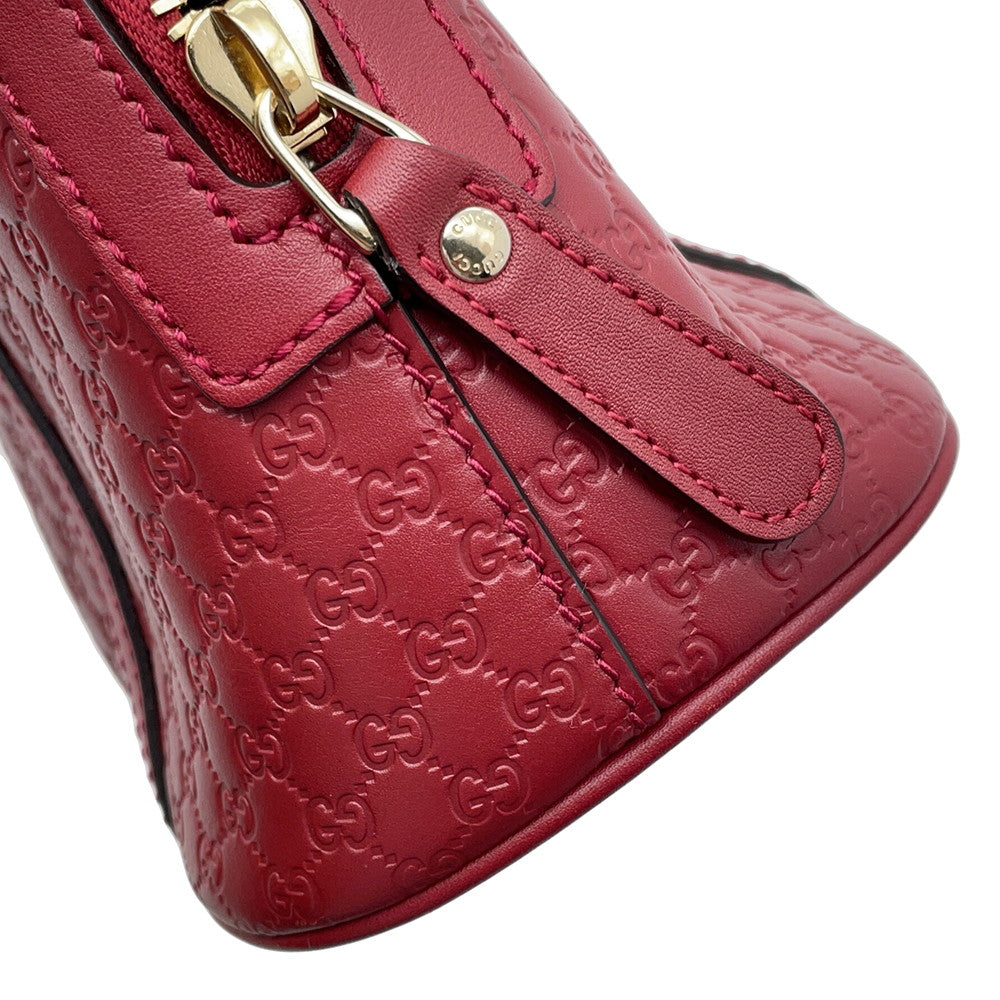 GUCCI MicroGuccissima 2WAYHandbag Red449654 Leather