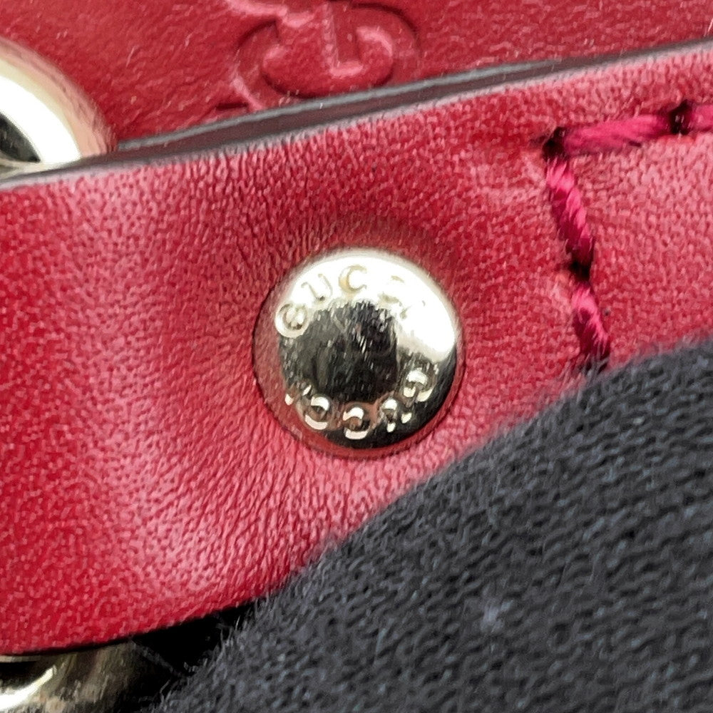 GUCCI MicroGuccissima 2WAYHandbag Red449654 Leather
