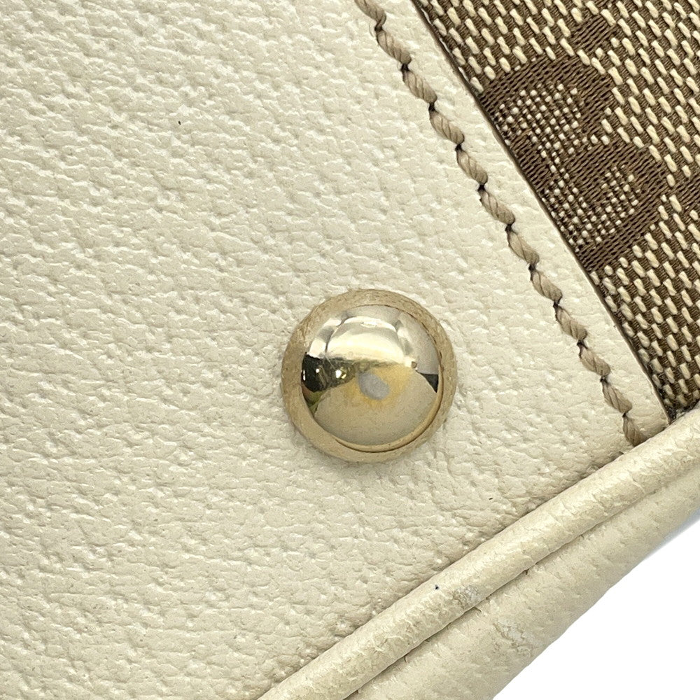 GUCCI GG Canvas Princy Mini Travel Bag Beige/Ivory161720 Canvas Leather