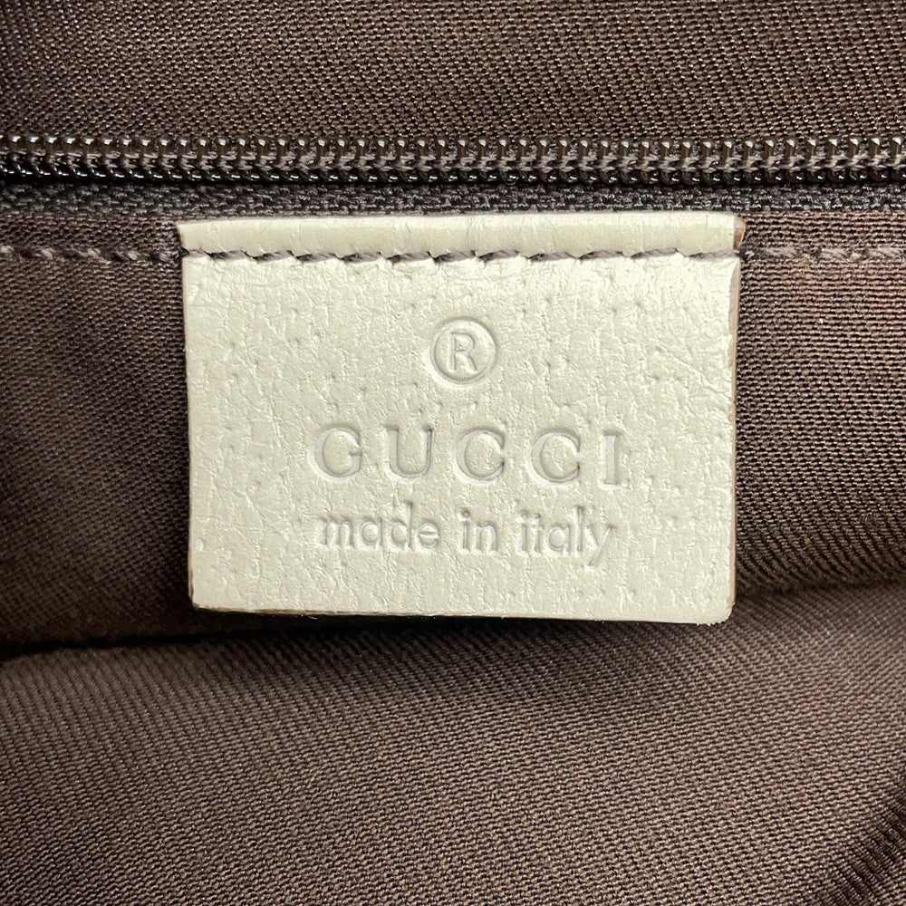 GUCCI GG Canvas Princy Mini Travel Bag Beige/Ivory161720 Canvas Leather