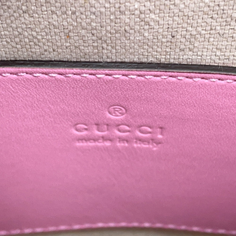 GUCCI Bamboo3WAYShoulder Bag Pink702106 Leather Bamboo