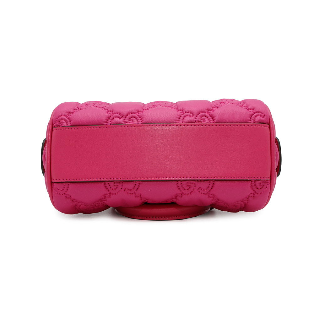 GUCCI GGMatelasse 2WAYHandbag Pink702251 Nylon Leather