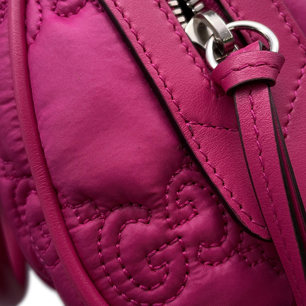 GUCCI GGMatelasse 2WAYHandbag Pink702251 Nylon Leather