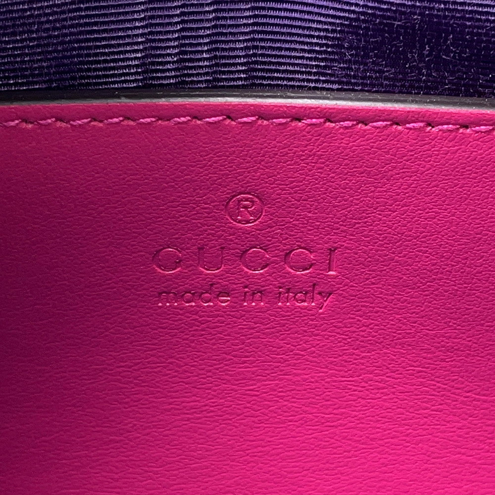 GUCCI GGMatelasse 2WAYHandbag Pink702251 Nylon Leather