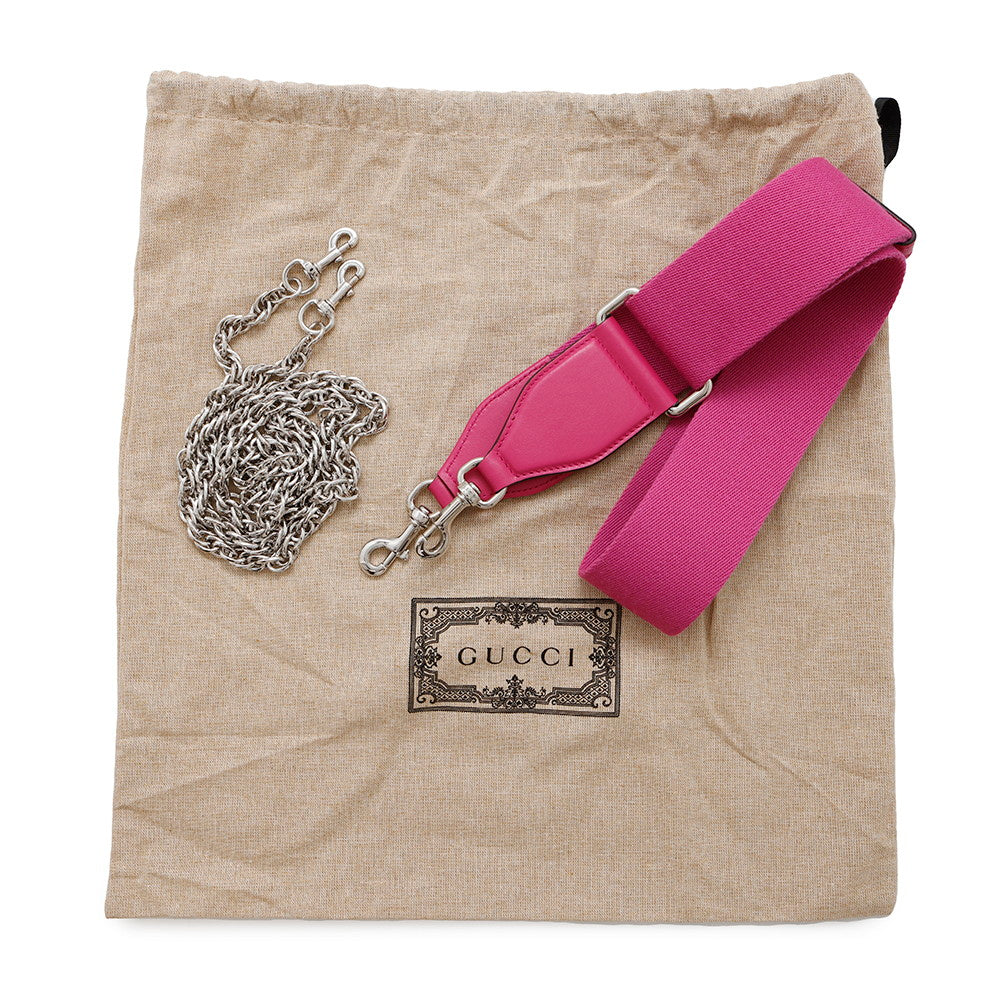 GUCCI GGMatelasse 2WAYHandbag Pink702251 Nylon Leather