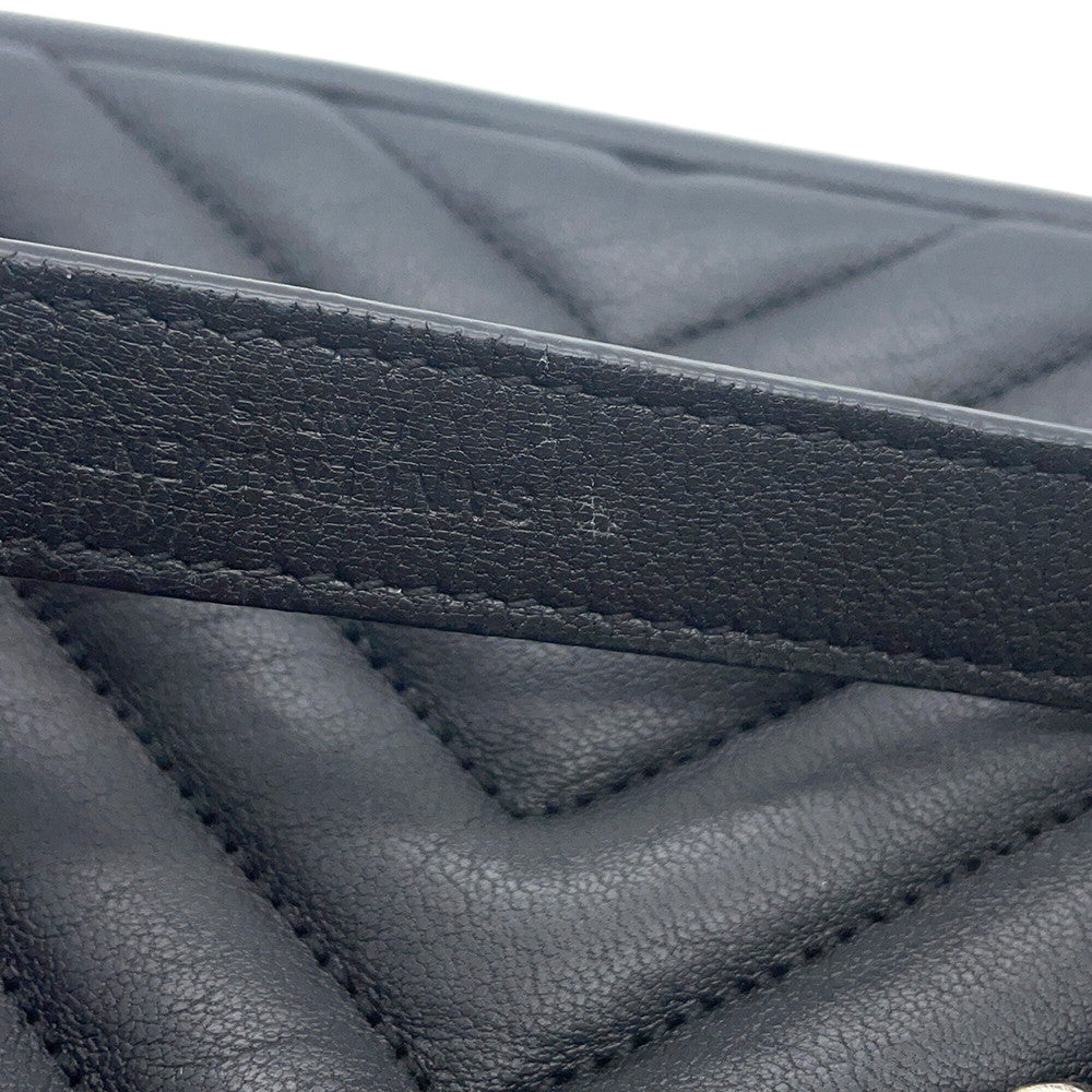 SAINT LAURENT PARIS College 2WAY Handbag Black428056 Leather