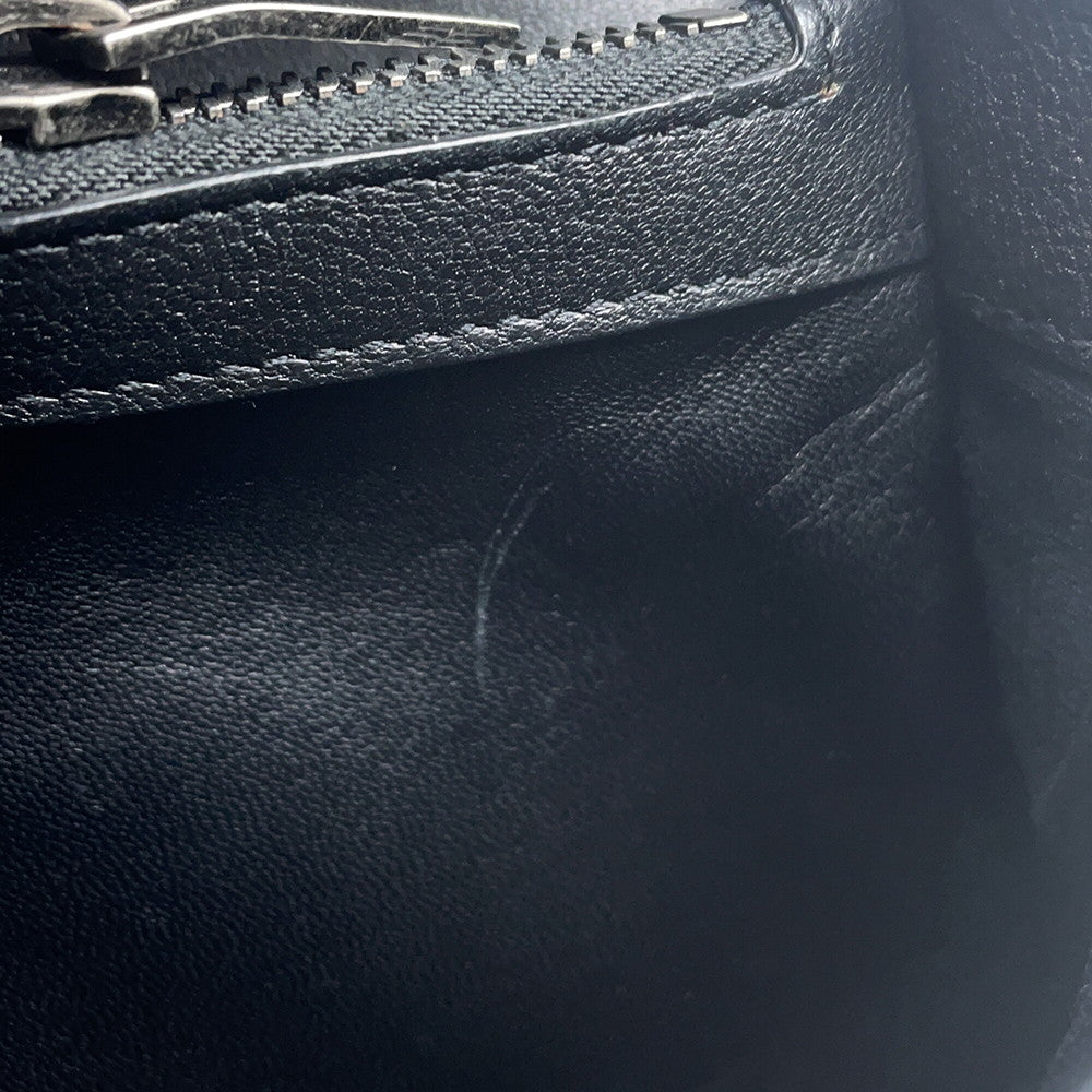SAINT LAURENT PARIS College 2WAY Handbag Black428056 Leather