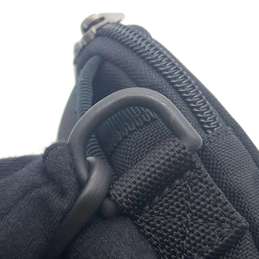 BALENCIAGA WFPCollaboration Explorer Shoulder Bag Black593329 Nylon Canvas
