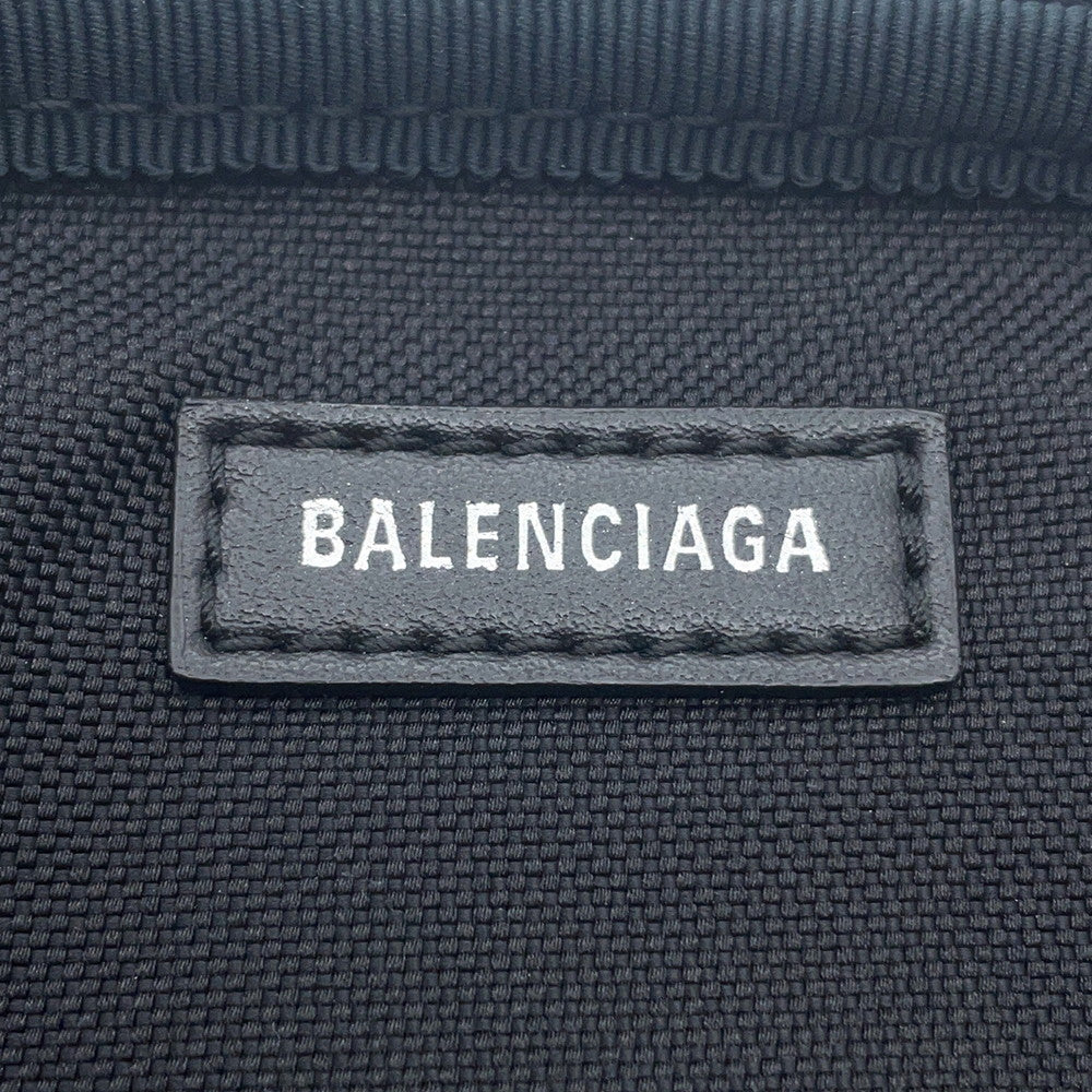 BALENCIAGA WFPCollaboration Explorer Shoulder Bag Black593329 Nylon Canvas