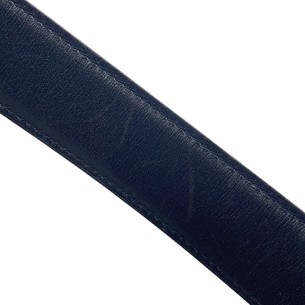 HERMES HBelt Size 75 Black/Gold Box Calf Leather Togo Leather