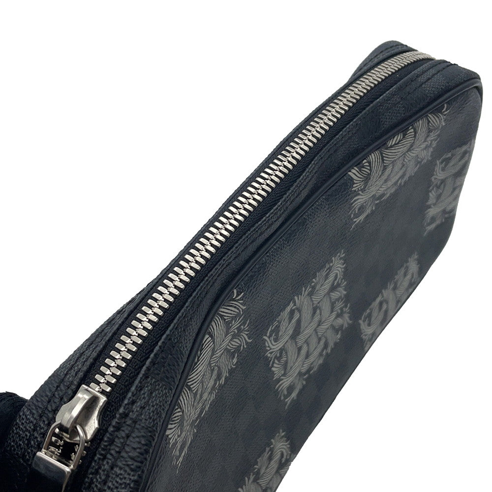LOUIS VUITTON Pochette Volga Christopher Nemeth NoirN61228 Damier Graphite