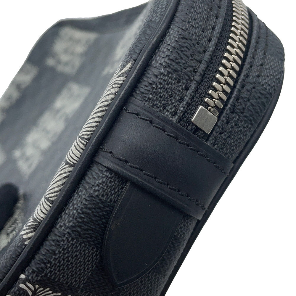 LOUIS VUITTON Pochette Volga Christopher Nemeth NoirN61228 Damier Graphite