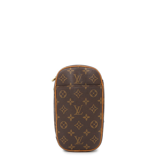 LOUIS VUITTON Pochette Gange BrownM51870 Monogram