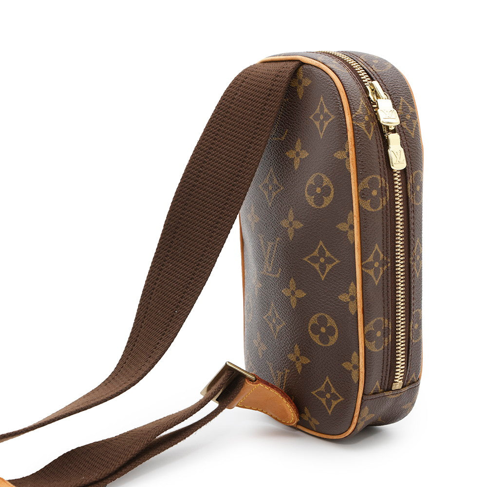 LOUIS VUITTON Pochette Gange BrownM51870 Monogram