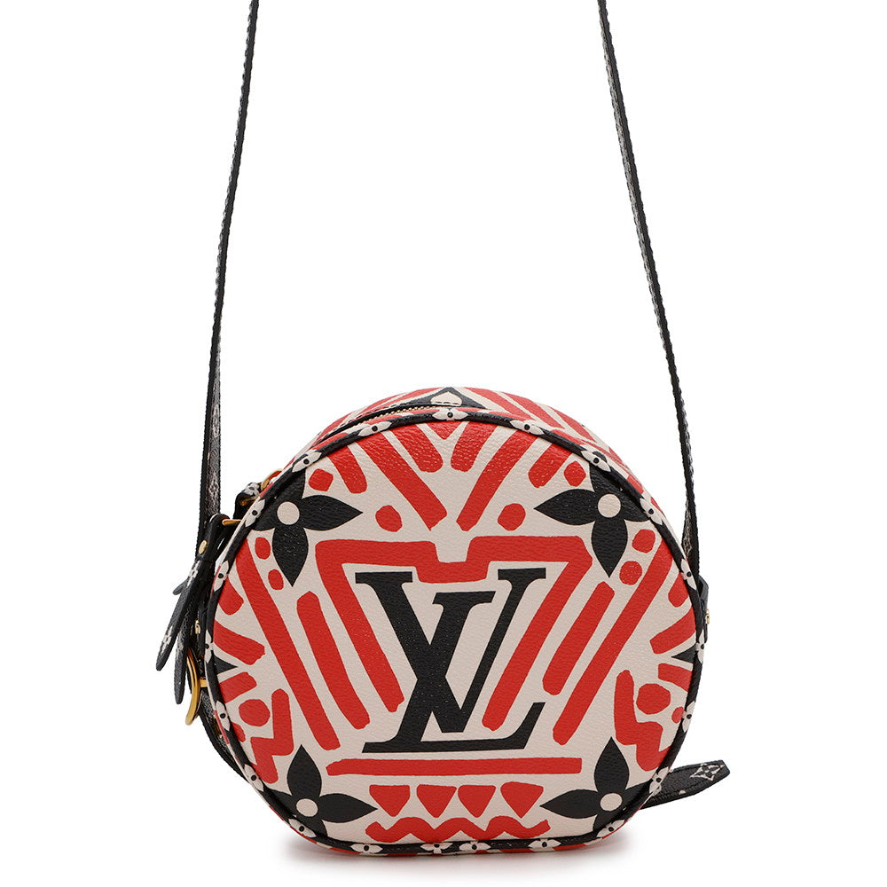 LOUIS VUITTON LV Crafty Boite Chapeau Soupour Claim RougeM45366 Monogram / Giant