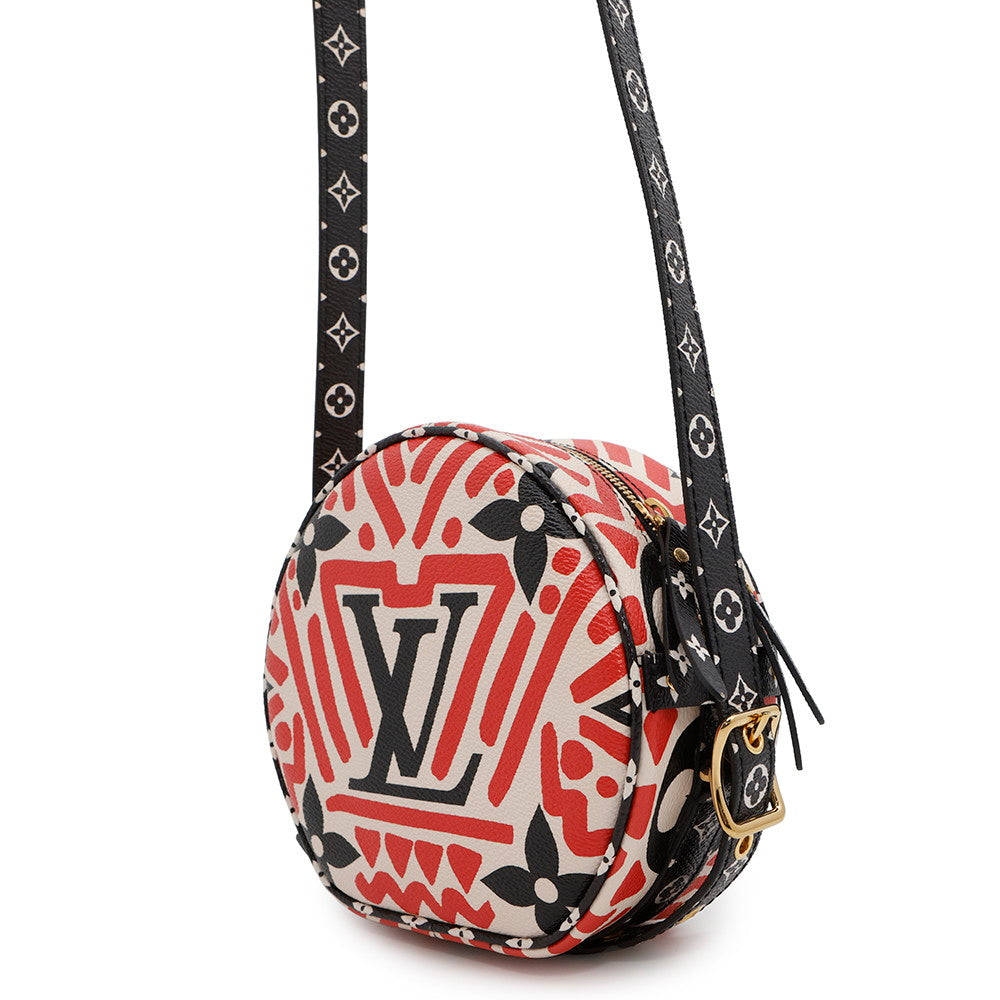 LOUIS VUITTON LV Crafty Boite Chapeau Soupour Claim RougeM45366 Monogram / Giant