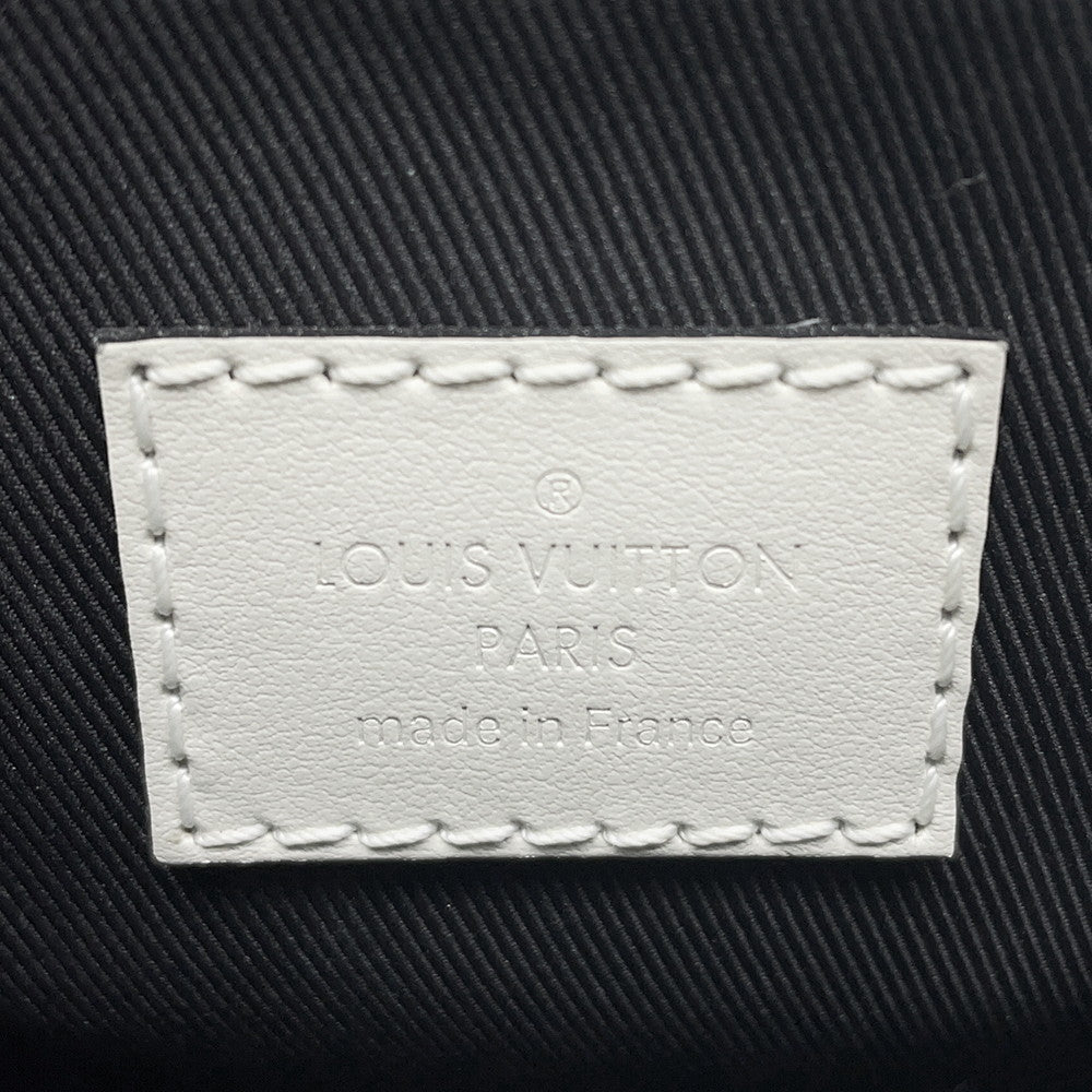 LOUIS VUITTON Christopher WhiteM58493 Taurillon Leather Size XS