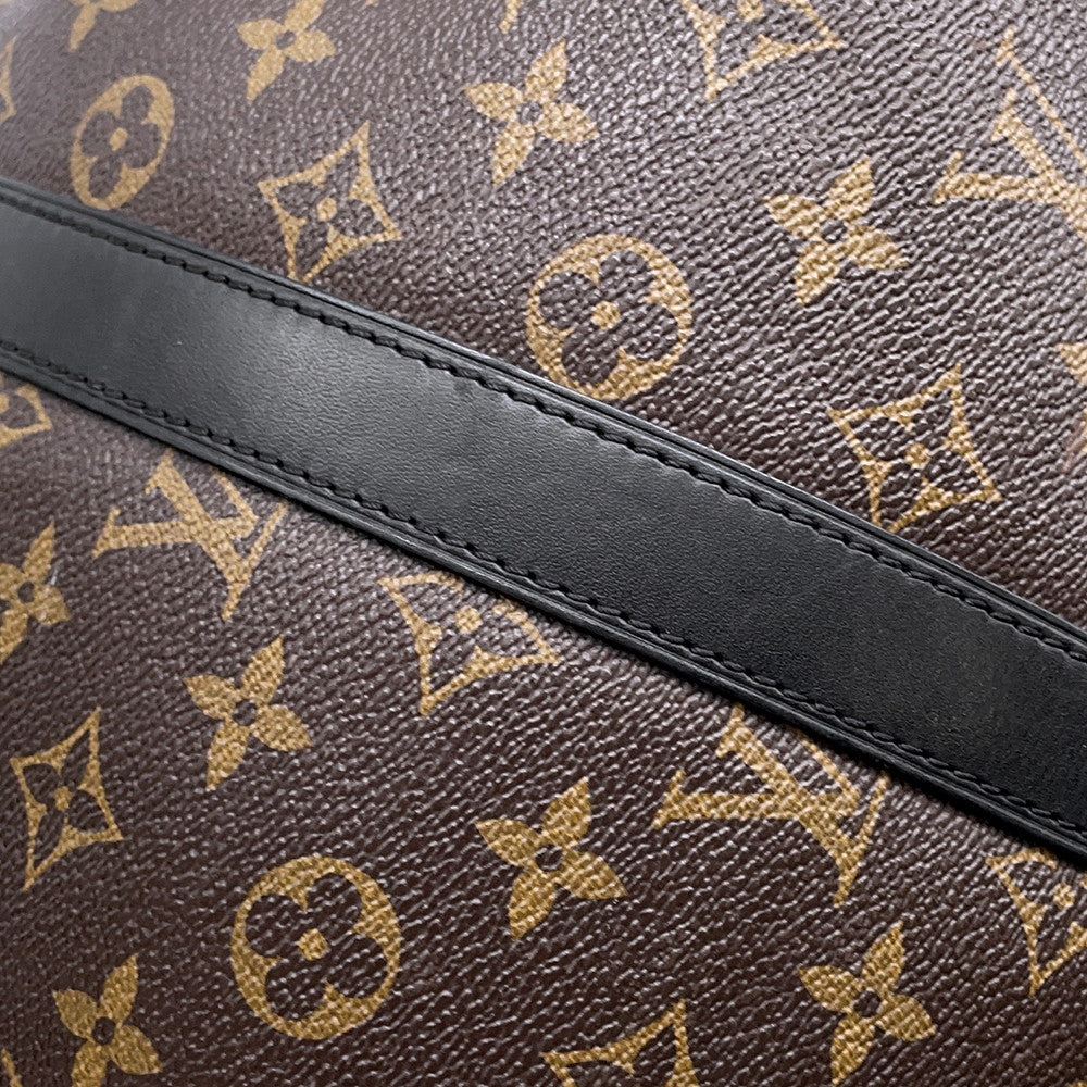 LOUIS VUITTON Keepall Bandouliere BrownM56711 Monogram Macassar Canvas Size 45