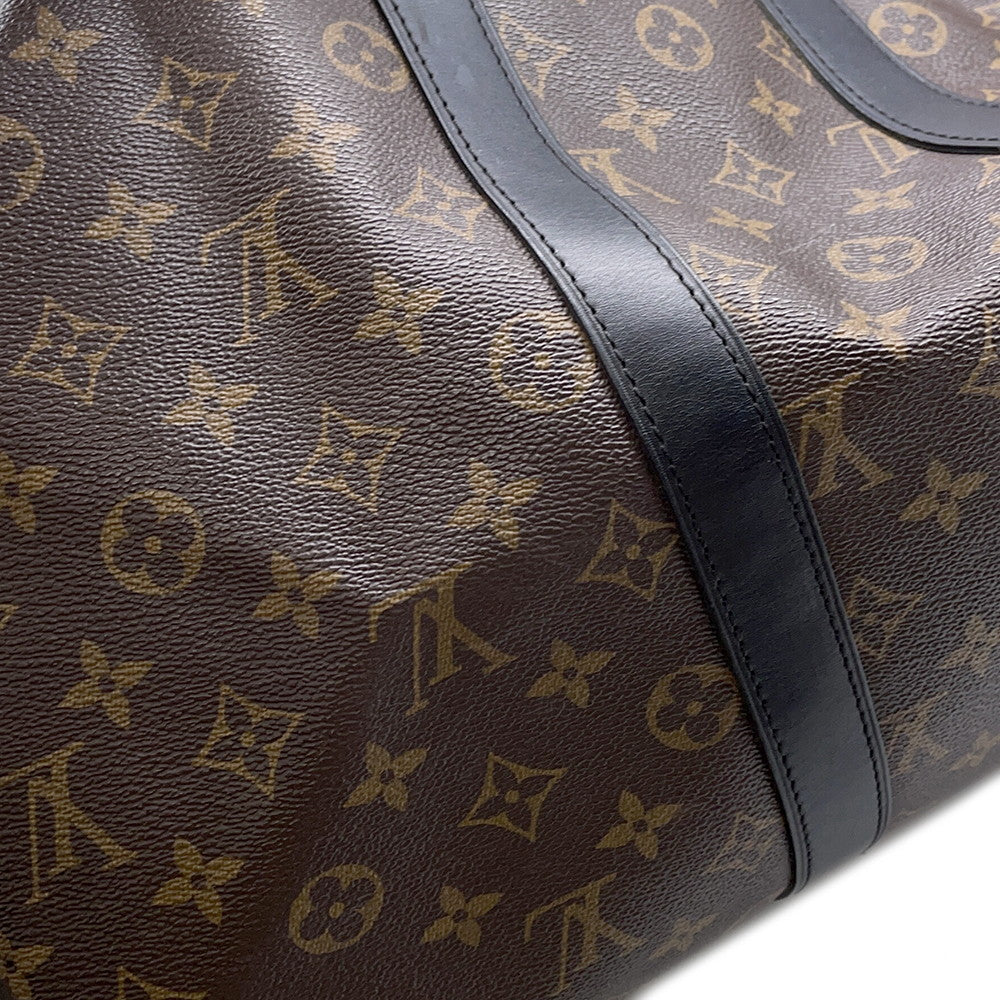 LOUIS VUITTON Keepall Bandouliere BrownM56711 Monogram Macassar Canvas Size 45