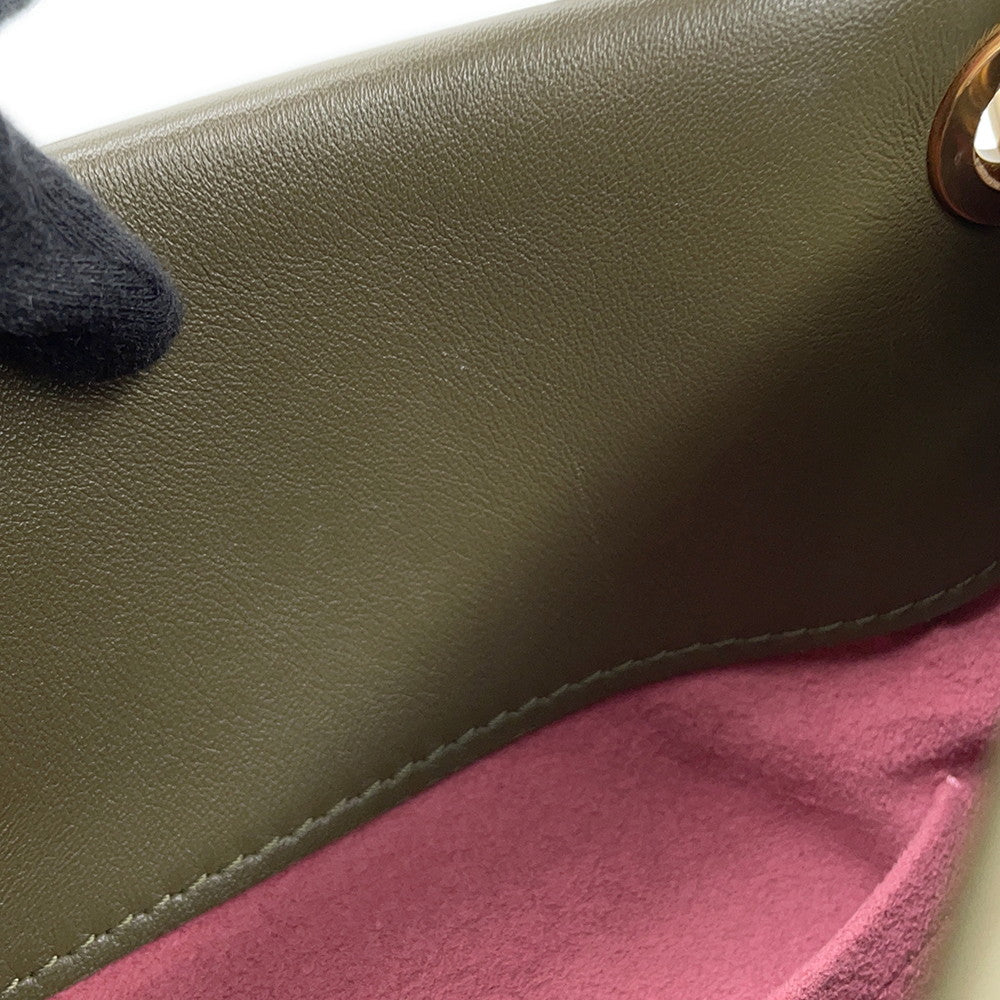 LOUIS VUITTON Tuileries Besace Khaki/PinkM43159 Monogram