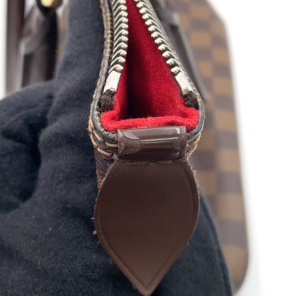 LOUIS VUITTON Saleya RedN51183 Damier Ebene Canvas Size PM