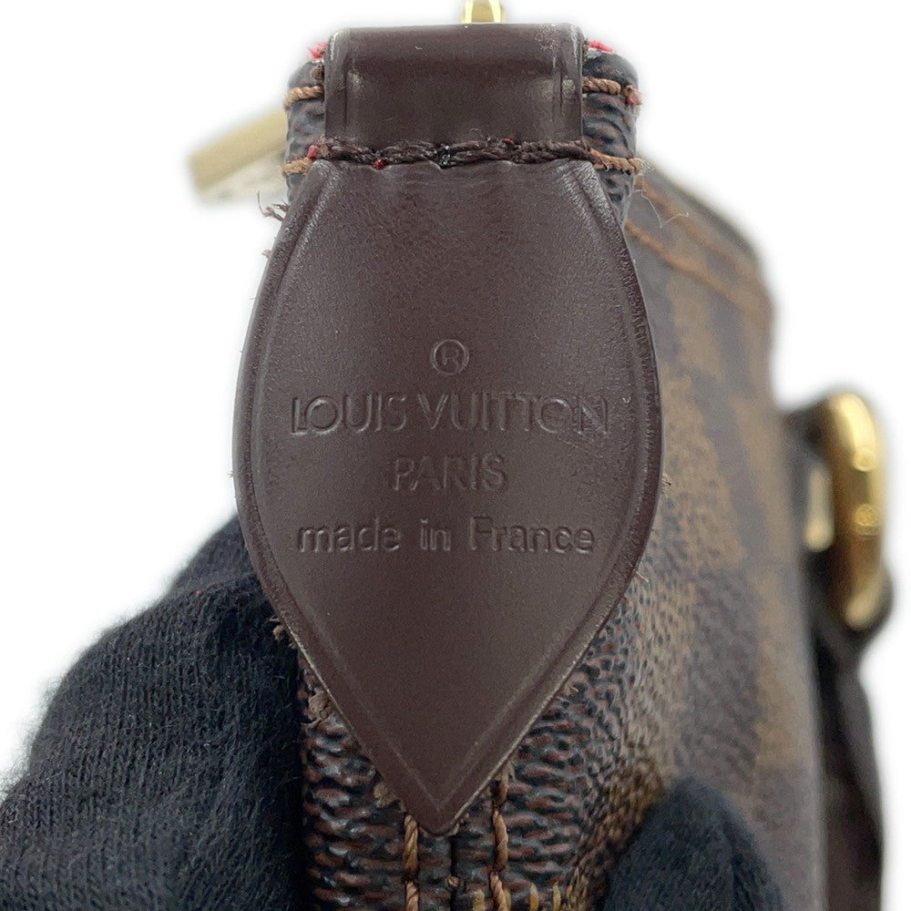 LOUIS VUITTON Saleya RedN51183 Damier Ebene Canvas Size PM